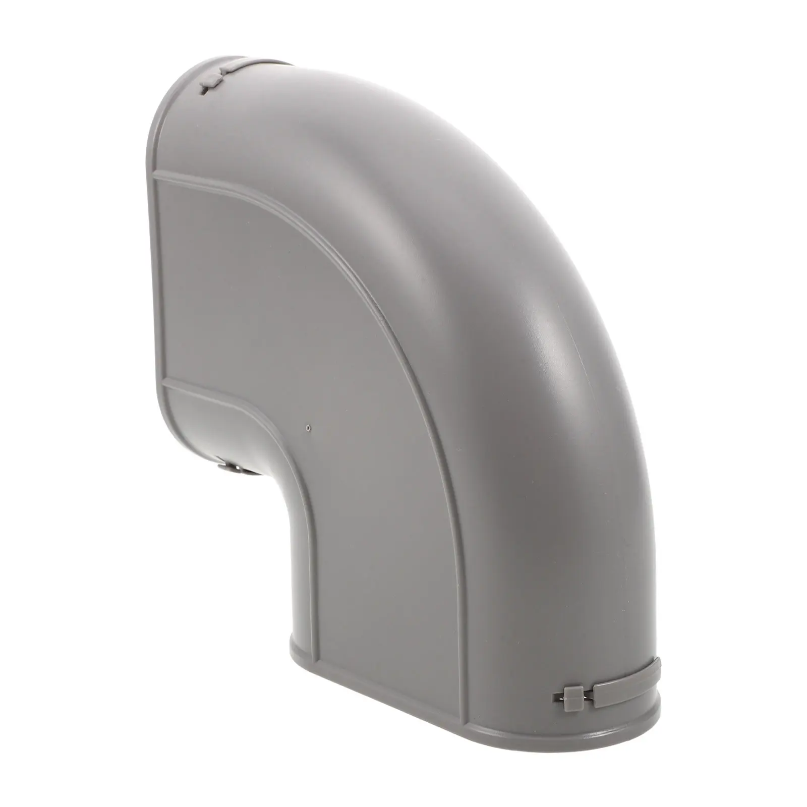 Pe Flat Oval Duct Elbow 90 Degree Horizontal Bend Ventilation Pipe Fitting for Whole House Fresh Air System Floor Ducting