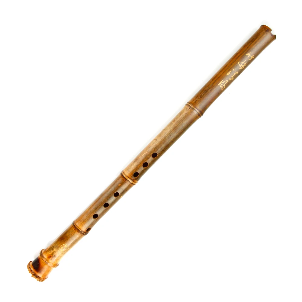 

Left Handed Vertical Bamboo Flute Key G Brown Musical Instruments Traditional Chinese Handmade Woodwind Instrument Xiao