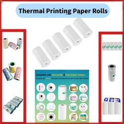 57mm White Sticky Receipt Paper Thermal Paper BPA Free Fit Mini Thermal POS Printer & Square Terminal Credit Card Machines