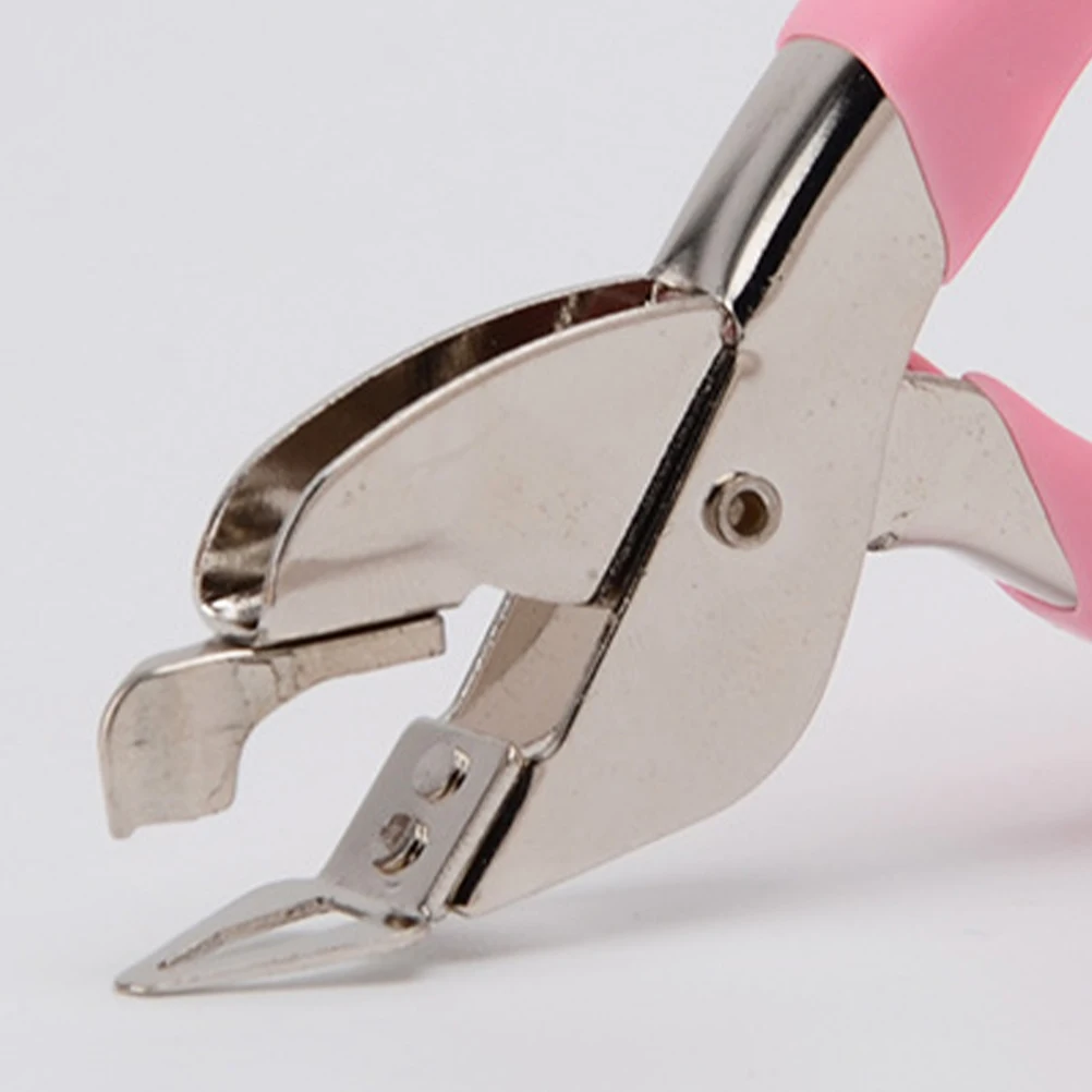 

Practical Hot Pink Staple Remover Tool Handheld Nail Puller for Office School Lightweight Compact Fast Removal Without Damage
