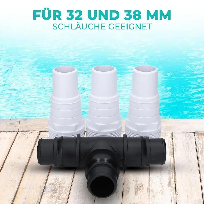 Solar heizung Bypass-Kit Schlauch anschluss Anbringen mehrerer Einheiten Ersatzteil für 1.3/1,5 Zoll Schläuche Pool zubehör