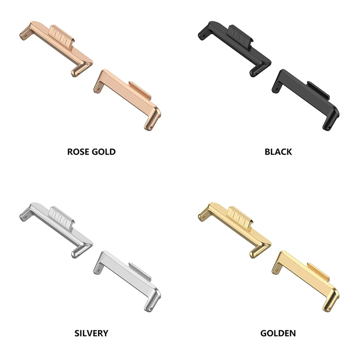 Huawei Watch Fit 4/4 Pro/3用 1ペア アダプター ストラップ コネクター ブレスレット メタル ステンレススチール Fit 3 20mm バンド幅 アクセサリー