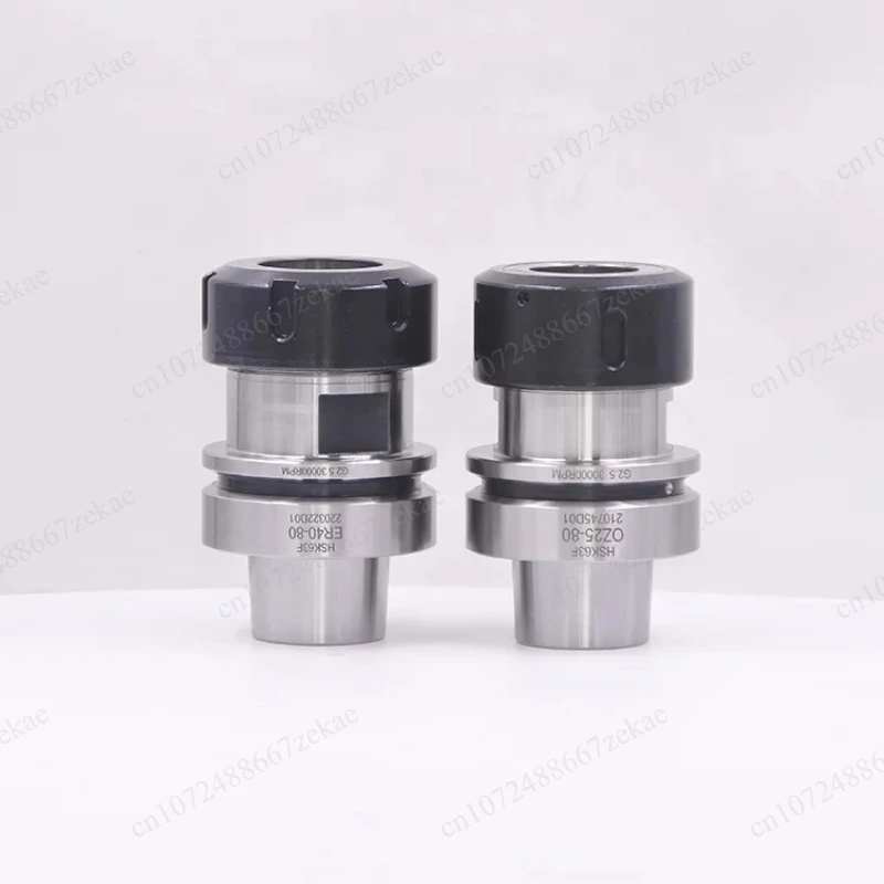 High Precision HSK63F ER16/ER20/ER25/ER32/ER40/EOC25 Collet Chuck Tool Holder for 5-Axis High-Speed Machining Centers