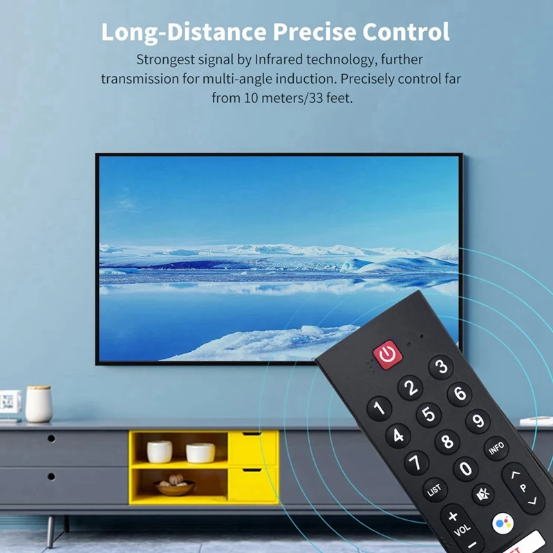 Replace Vioce Remote Control For Panasonic 4K HDR Android TV TX-43GXR600 TH-32GS550V TH-43GX650S TH-49GX650K TH-75GX650L