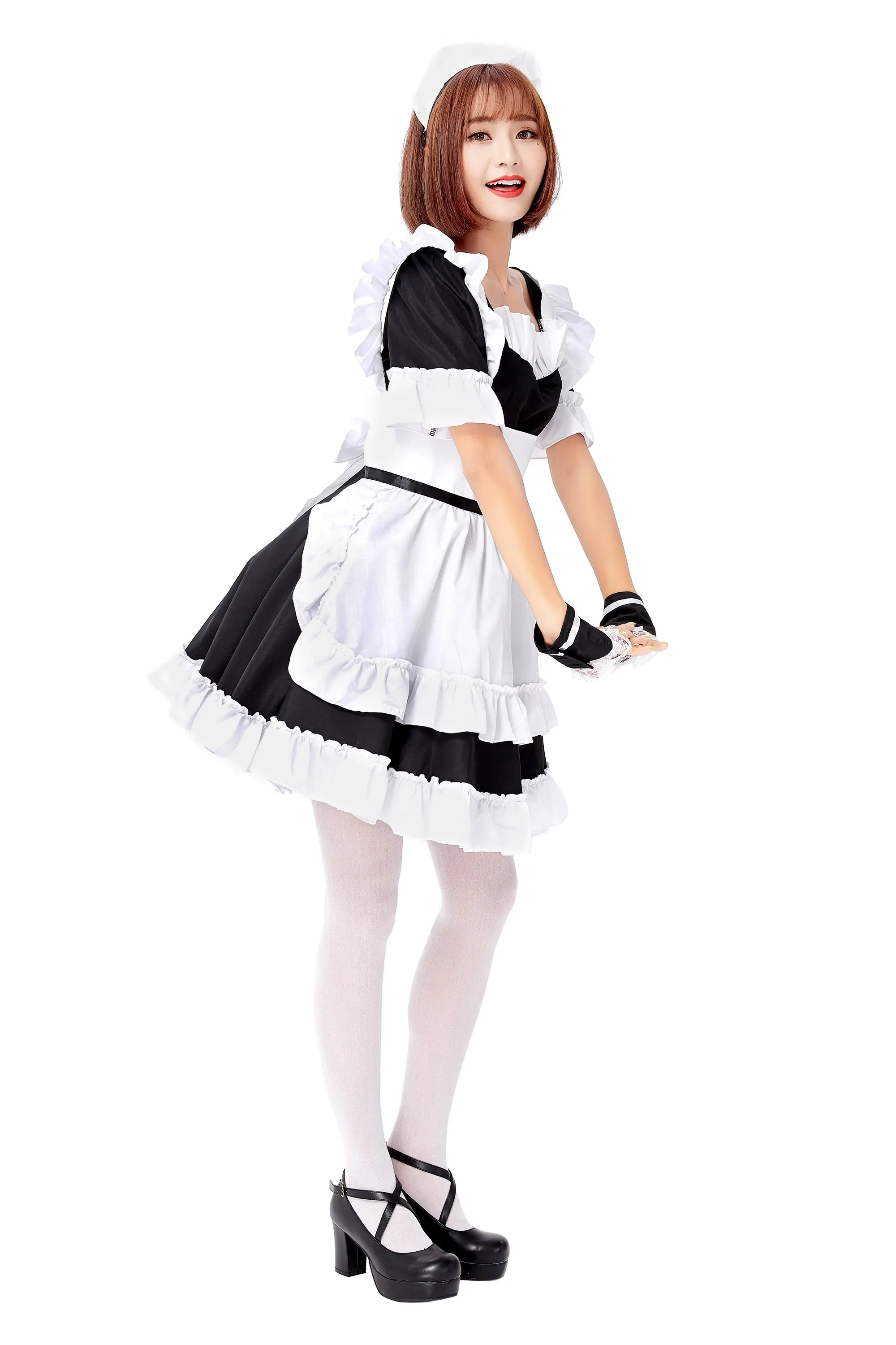 Factory Hot Sale Sexy French Maid Costume