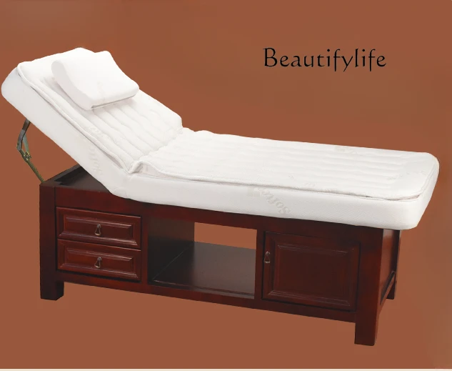 

Кровать для лица, латексная массажная кровать из массива дерева, высококлассная Массажная терапевтическая кровать для лифтинга