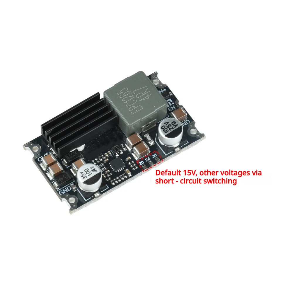 DC-DC Boost Step Up Power Module 5-24V to 15V/20V/24V/30V Switchable 15A 300W High Efficiency Voltage Power Converter Board