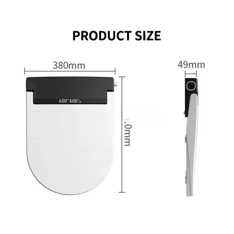 STLF U-shaped smart toilet seat with remote control Multifunctional automatic heating and drying Smart bidet cover
