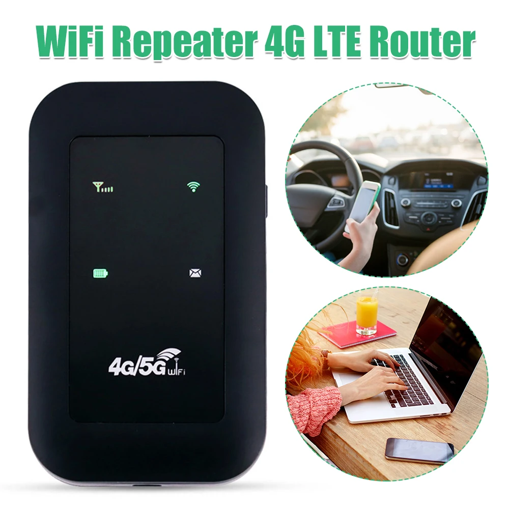 

Усилитель Wi-Fi сигнала, роутер 4G, расширитель сети, 150 Мбит/с, слот для SIM-карты 3G/4G, модем-донгл