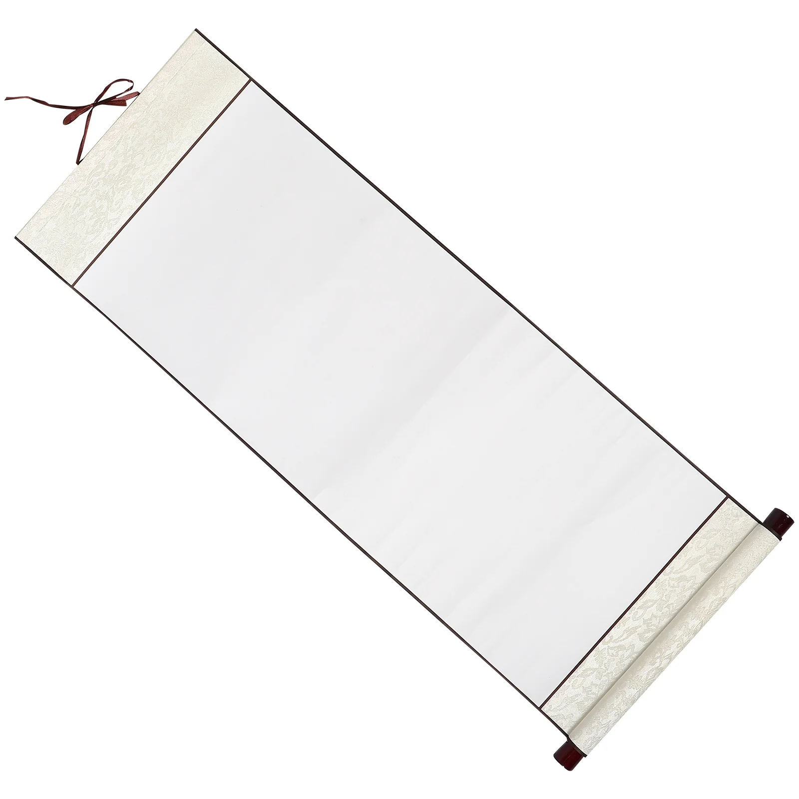 

2Pcs Xuan Paper Scroll Kit Blank Hanging Mounting Sheets for Chinese Calligraphy Brush Painting Artwork Display Easy Use Smooth