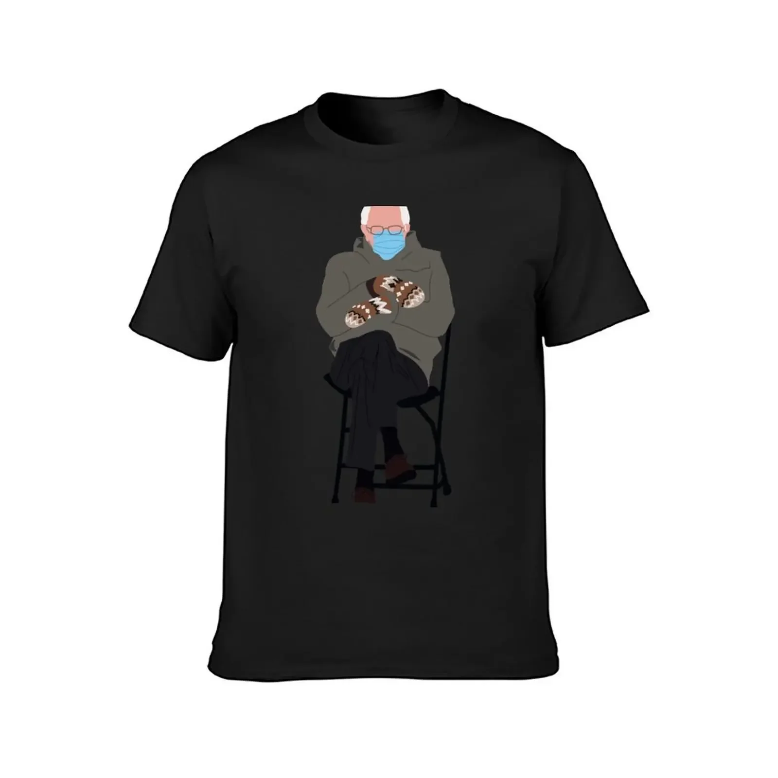 Bernie Mittens T-Shirt anime clothes sublime shirts men