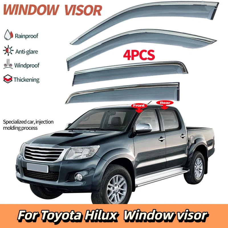 

For Toyota Hilux Window Weather Shield HILUX VIGO 2005-2014 Window visor
