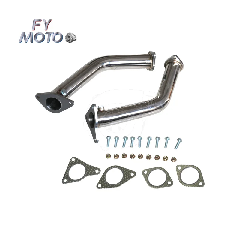 

Exhaust Downpipe For Infiniti Q50 Q60 2016-2020 3.0TT Redsport AWD RWD Without Muffler 2.75inch