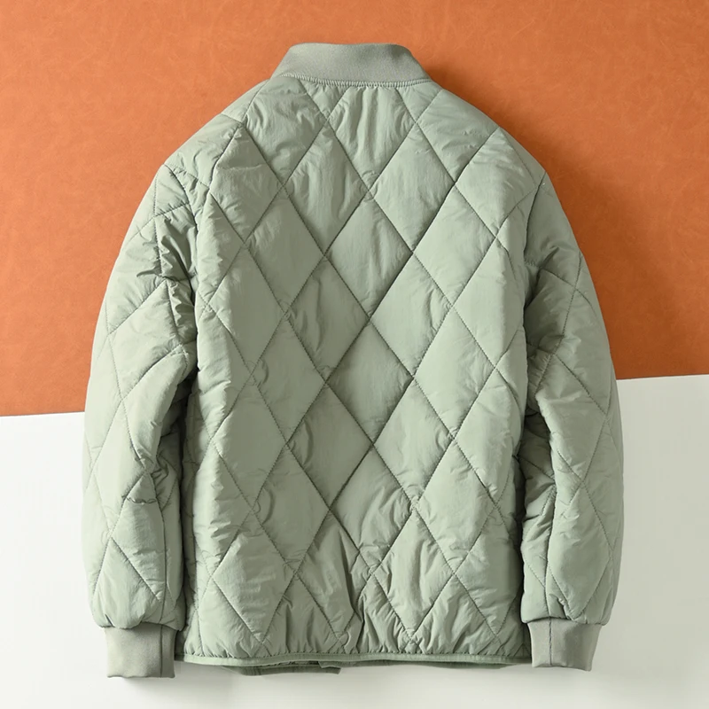 Lightweight Warm Stiched Cotton Ball Collar Winter Men Women Comfortable Windproof Cold Resistant Layering Cotton Coat