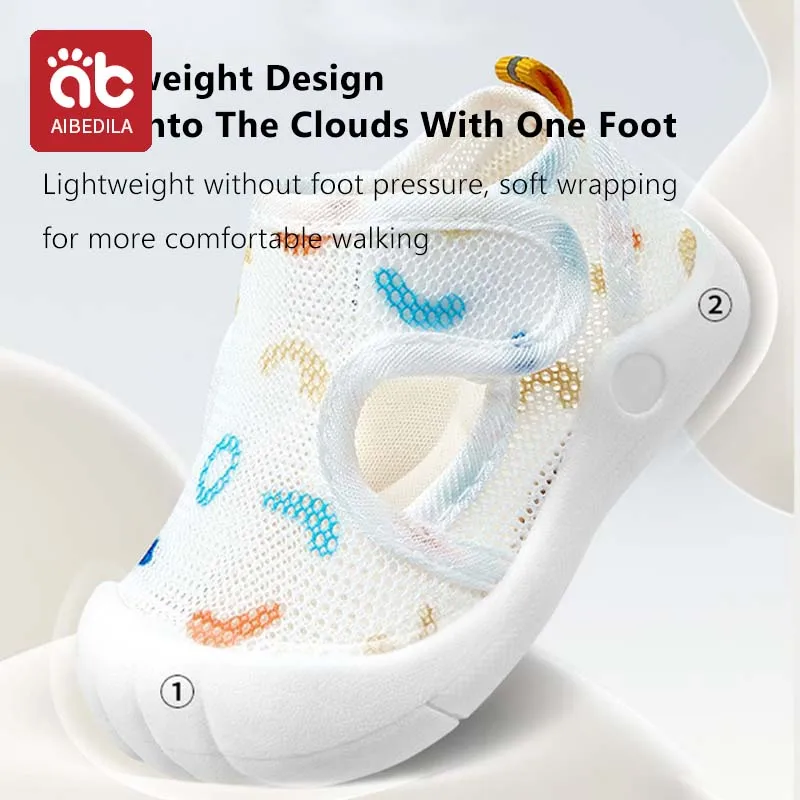 AIBEDILA Newborn Baby Shoes Child Sports Shoes Soft Flats Baby Toddler First Walkers Kids Sneakers 1-3 Year Casual Infant Shoes