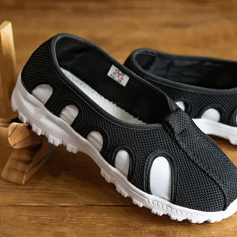 Sommer neue lässige bequeme Hanfschuhe Männer taoistische Priester Kampfkunst Sneaker Erwachsene Team Performance Match rutschfeste flache Schuhe