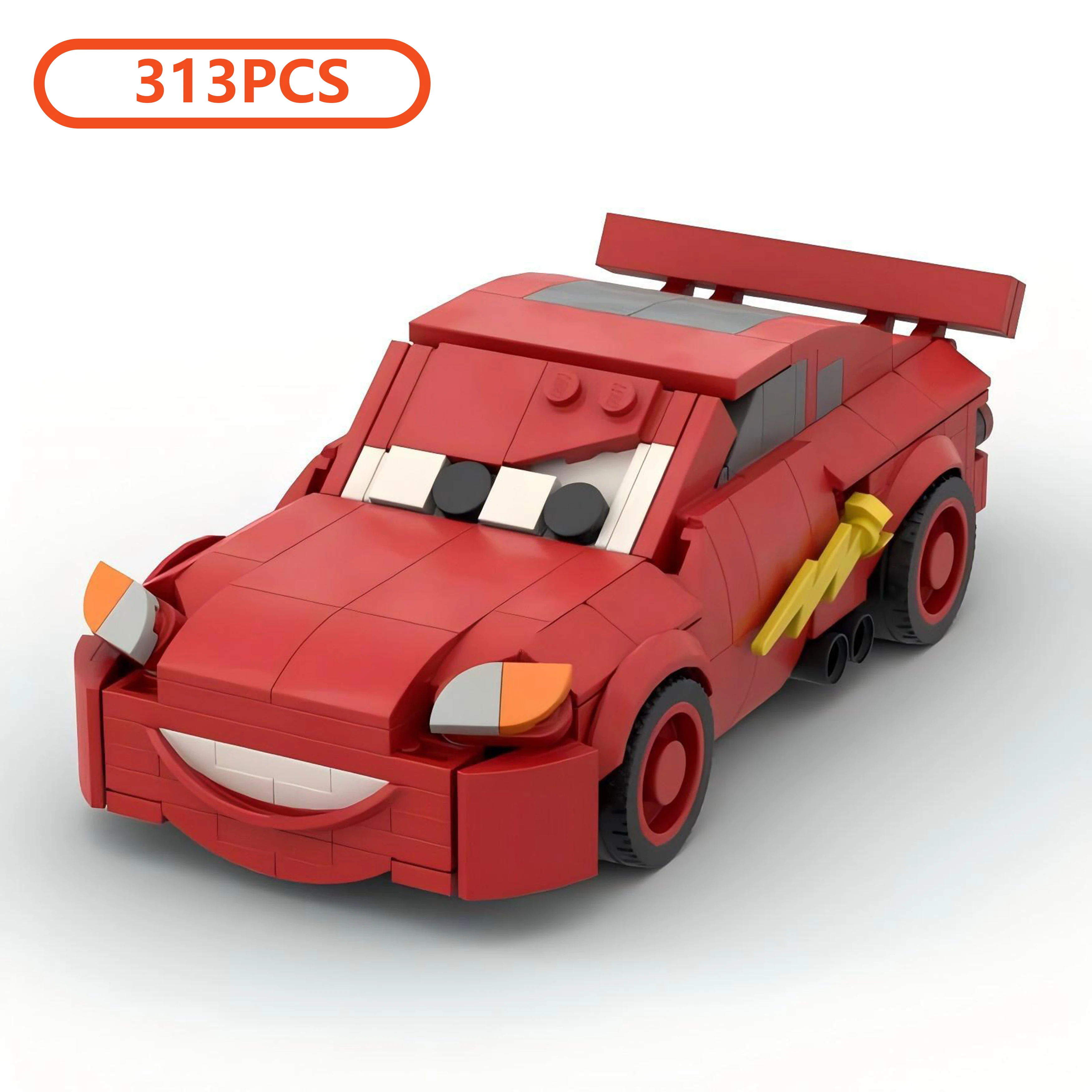 

Disney Pixar Cars Lightning McQueen & Mater MOC, строительные блоки, креативная сборка своими руками, игрушка, модель, подарок для детей, рождественские подарки