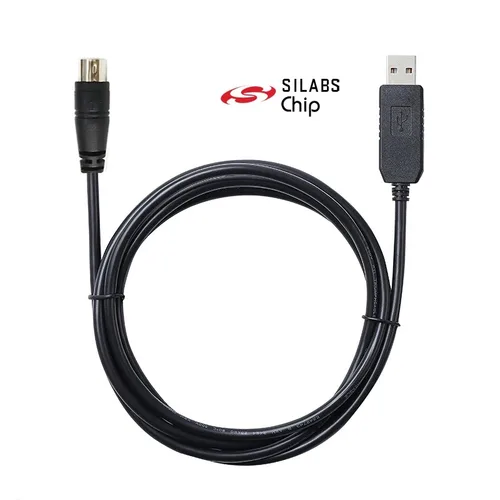 Imagen 1 del producto Cable de programación USB Silicon Labs CP2102 RS232 Serial a Mini Din de 8 pines para Kenwood TM-V71 TM-V71A/E TM-D710 TM-D710A/E/G PG-5G