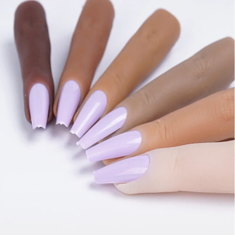 Perfect Voor Beginners Nageltraining Realistische En Flexibele Nagel Praktijk Hand Duurzaam En Herbruikbaar Geleverde Siliconen Model
