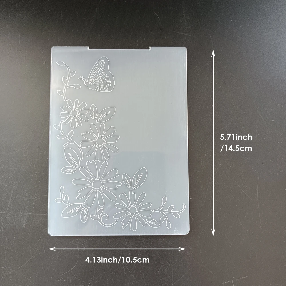 New Embossed Folder Plastic Embossing Folders For Card Making Embossing Machine Template For Scrapbook Paper Craft Album