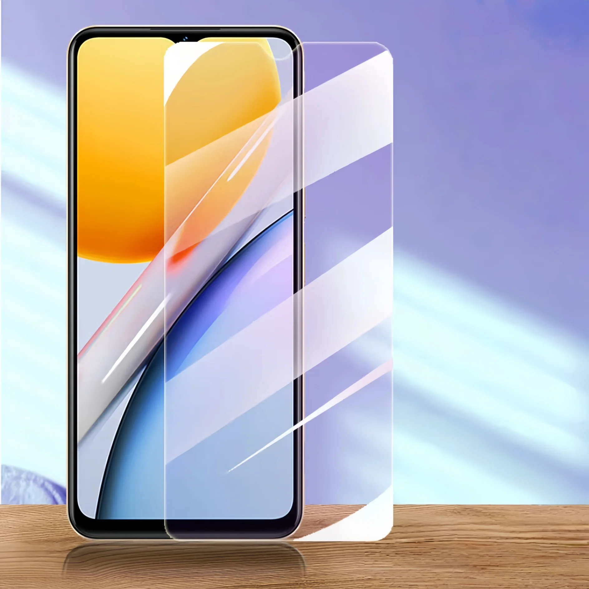 2 Stück Anti-Blau-Telefonfolie aus gehärtetem Glas mit vollständiger Abdeckung für Samsung für Galaxy A17 / A16 / A15 / A14