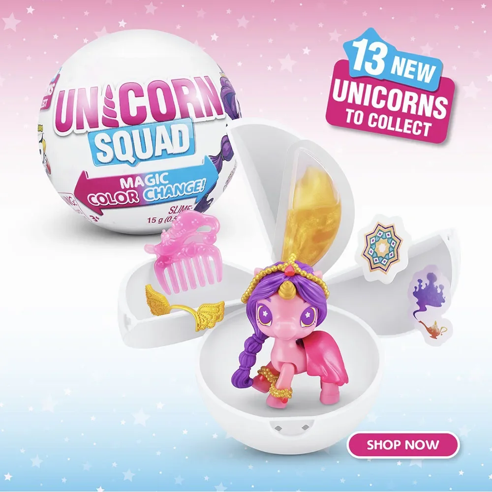 

Zuru 5 Surprise Mini Brands Unicorn Squad Magic Surprise Cute Gift Blind Box Original Mini Unicorn Mystery Blind Box Cute Toys