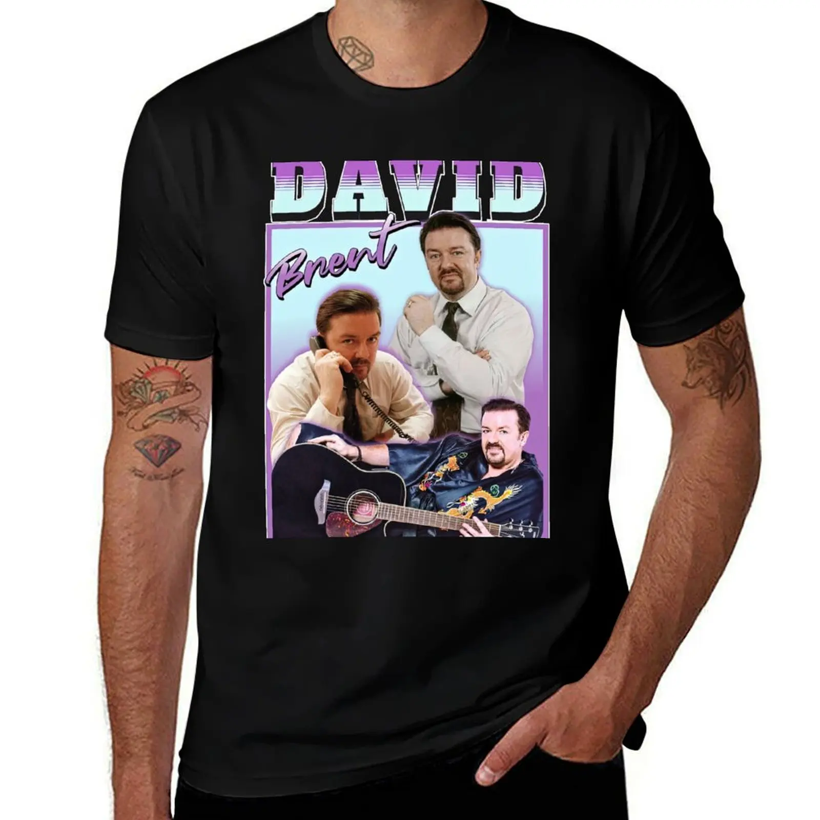 

david-brent-homage T-Shirt man t shirt graphic t shirts for man graphic tees t shirts for man cotton soft T-Shirt