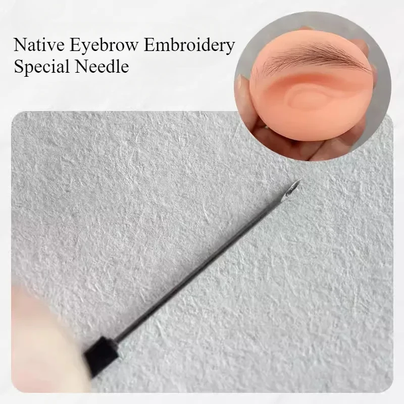 EyebloggTatto-Microblading Broderie Spécial, Plantation, Creux, Grossier, Pratique Semi-continu, Outil De Maquillage, 10Pcs