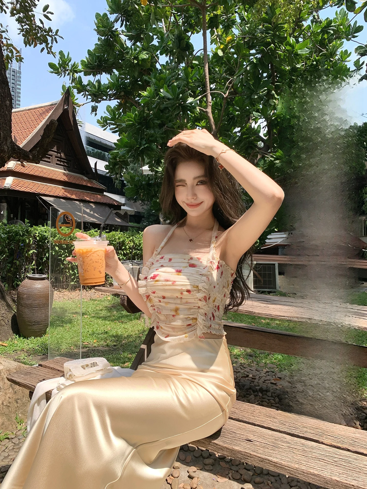 

Женский топ-бюстье Lilylikes f-ripe Bud Cru Feeling Monet Floral Pure Desire, без рукавов, средней длины, для ношения под одеждой