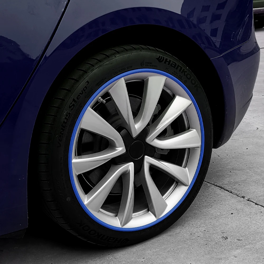 4PCS 16/17/18/19/20inch Car Rims Ring Protectors Vehicle Wheel Rims Guard Strips for Volkswagen Vw Scirocco Tiguan Jetta Mk2 Gti