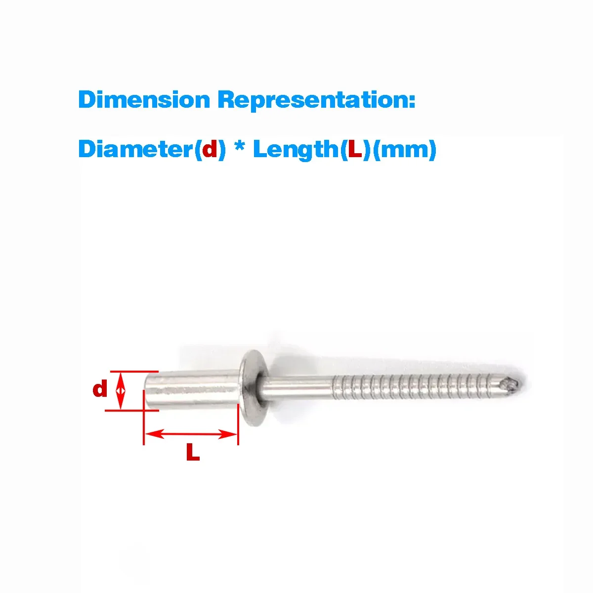 

Stainless Steel Closed End Blind Rivets M3M4M5M6