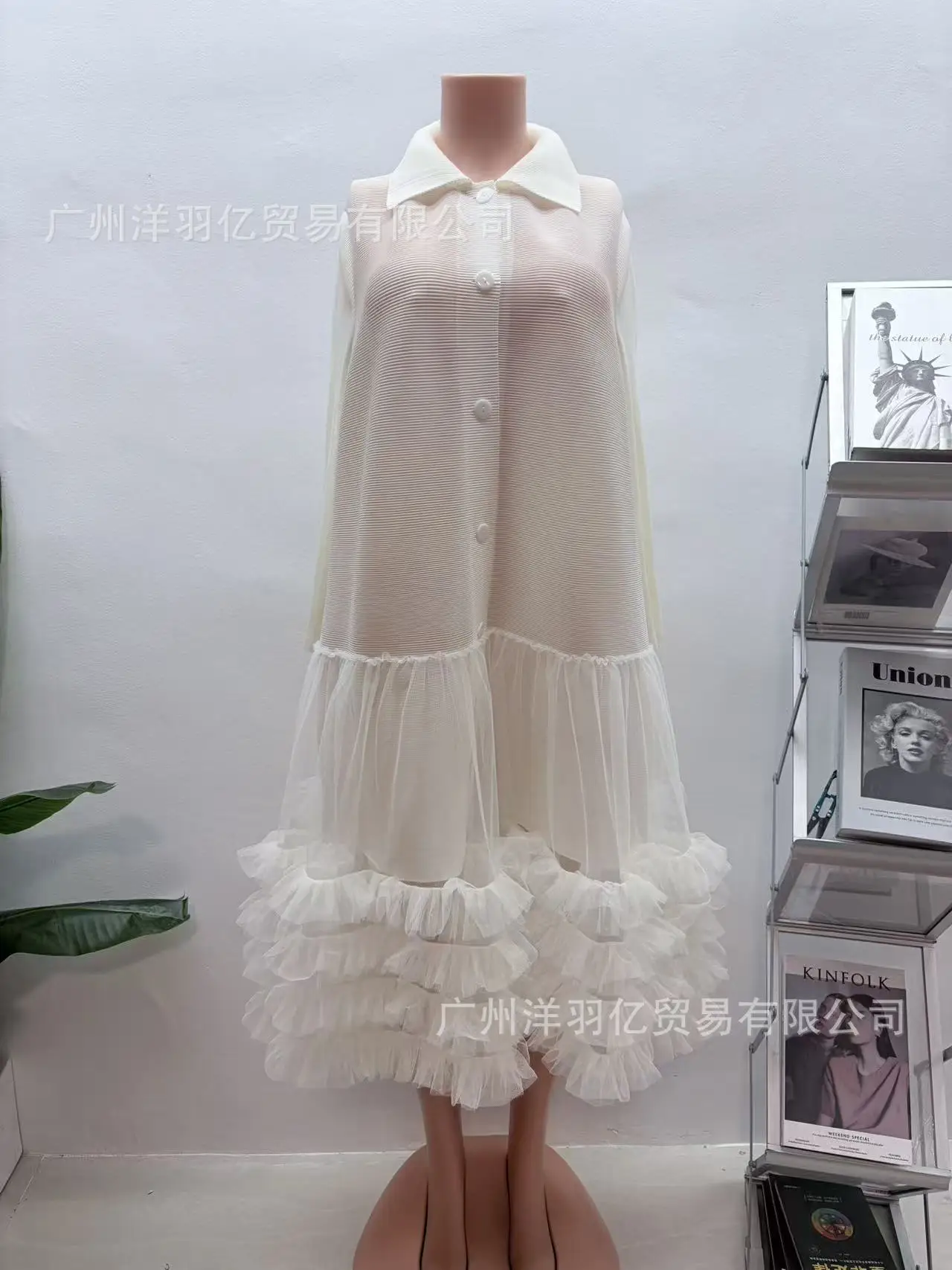 ANLAN Miyake Pleated Dress 2025 Winter New Solid Color Design Plisse Casual Loose Plus Size Dresses Pleats Women's Clothing 8A02