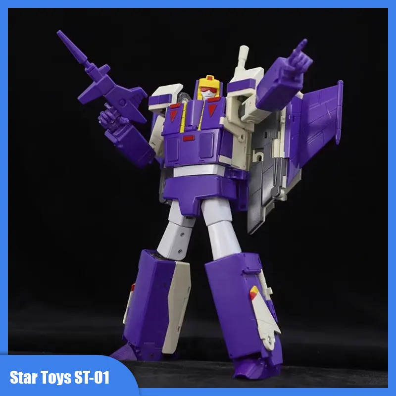 

Transformation Star Toys ST-01 Toys Robot ST01 Three Change Warrior Blitzwing Anime Action Figure Statue Collection Model Toys