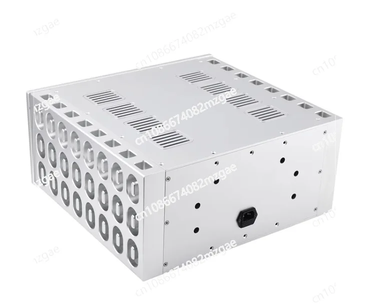 CJ-191 Aluminum Chassis DIY CNC Radiator Power Amplifier Housing Preamp Vacuum Tube Amplifier Housing DAC Chassis
