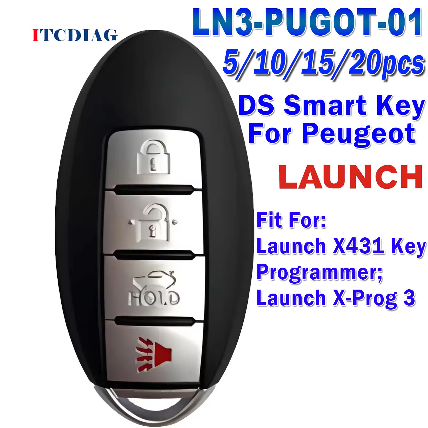 Launch Smart Key LS4-NISN-01 For Nissan Super Chip Smart Card 4-Button Fit Launch X431 Key Programmer X-Prog 3 X-Prog3 Xprog3