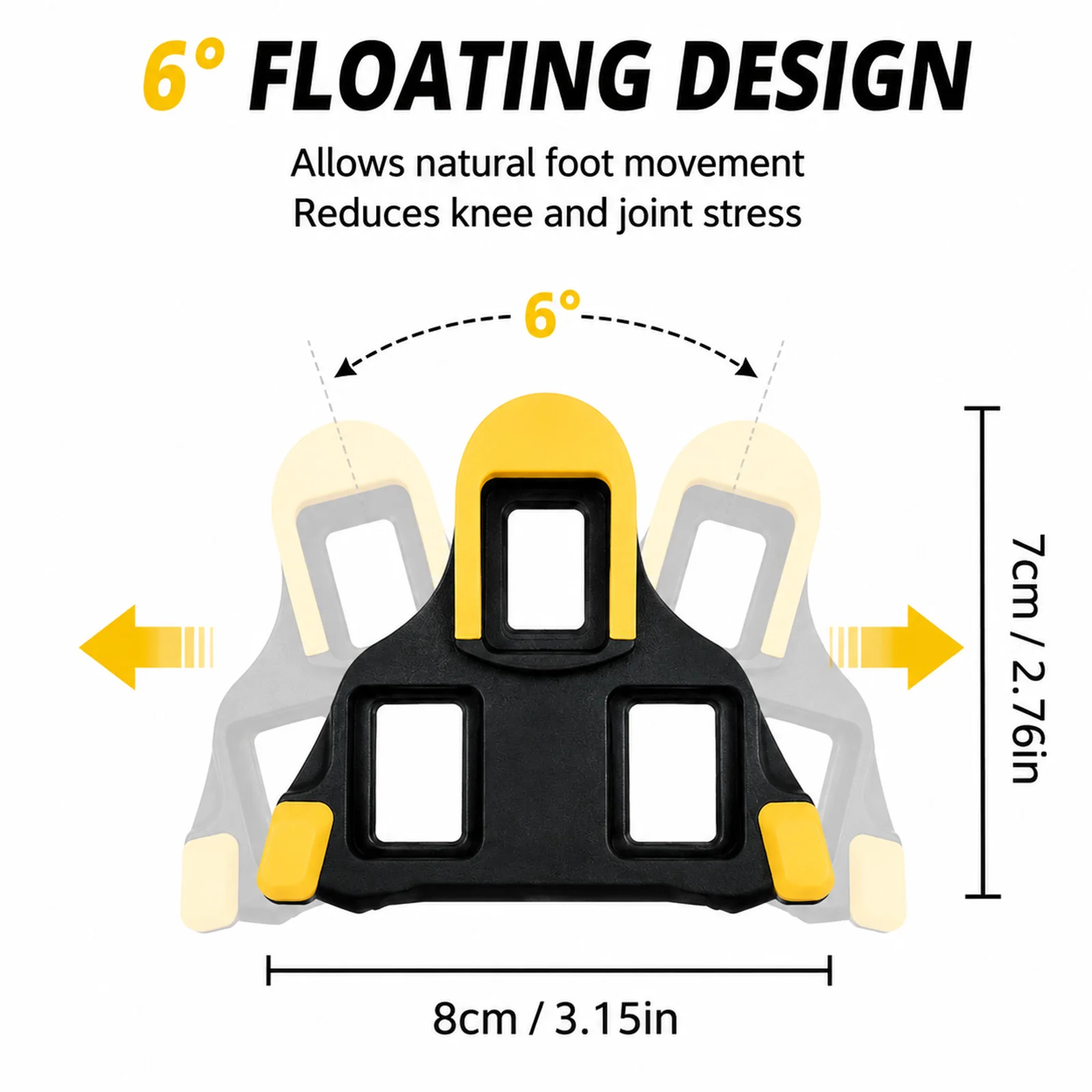 Road Bike Pedal Cleat SPD Bicycle Pedals Self-locking Plate Clip for SHIMANO Bike Cycling Shoes Bicycle Accessories view 4