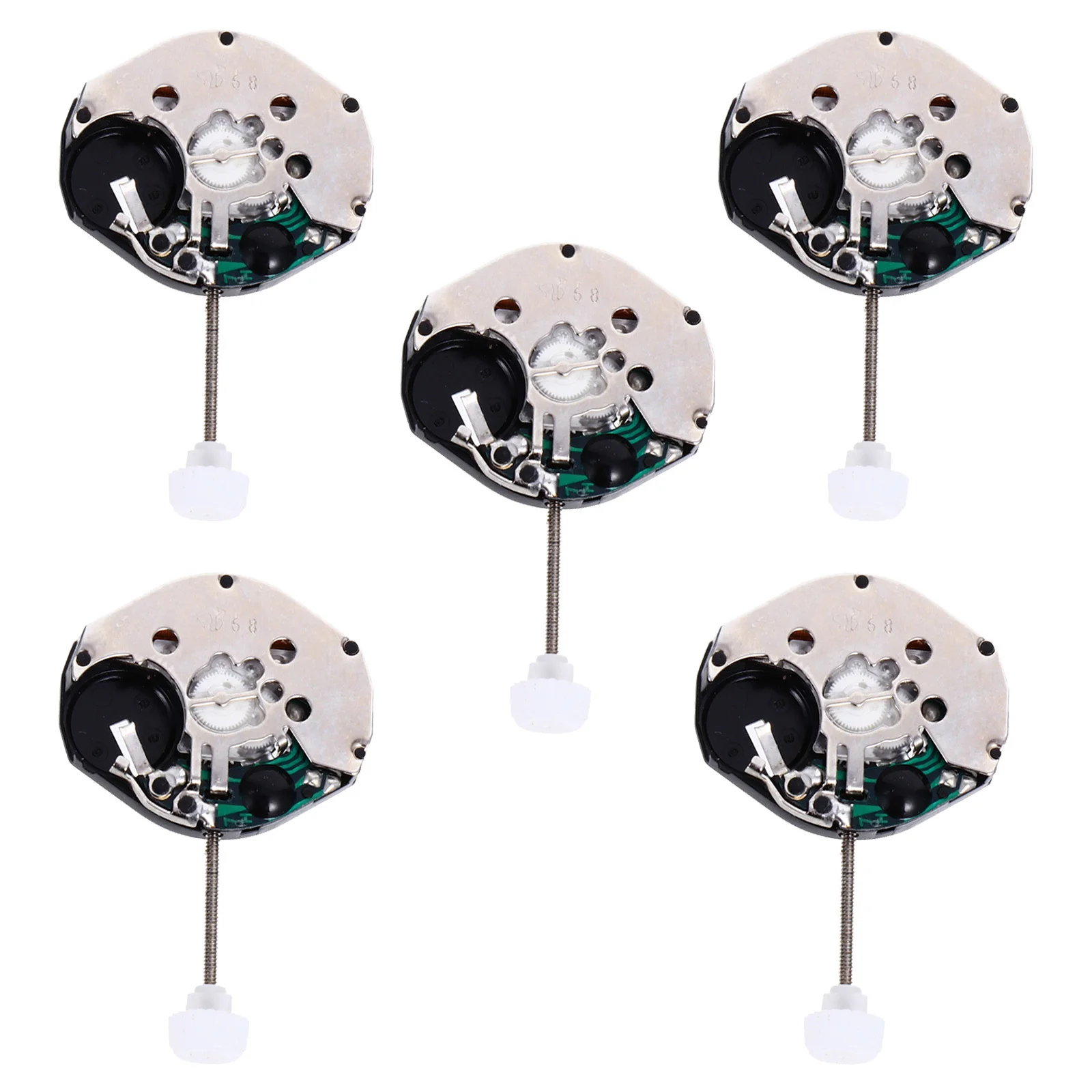 

5Pcs Quartz Watch Movement Replacement Parts Stable Reliable Repair Accessories for Watchmakers Repairers Wristwatch Movement