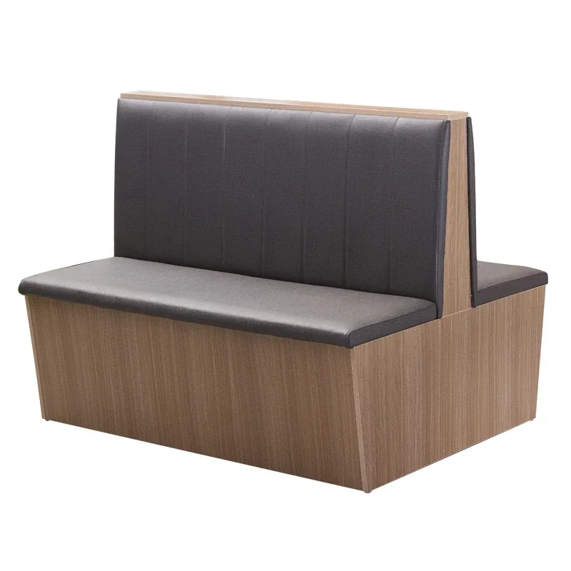 Dining booth sofa milk tea shop shop modern simple fast food table and chair hamburger restaurant sofa table and chair