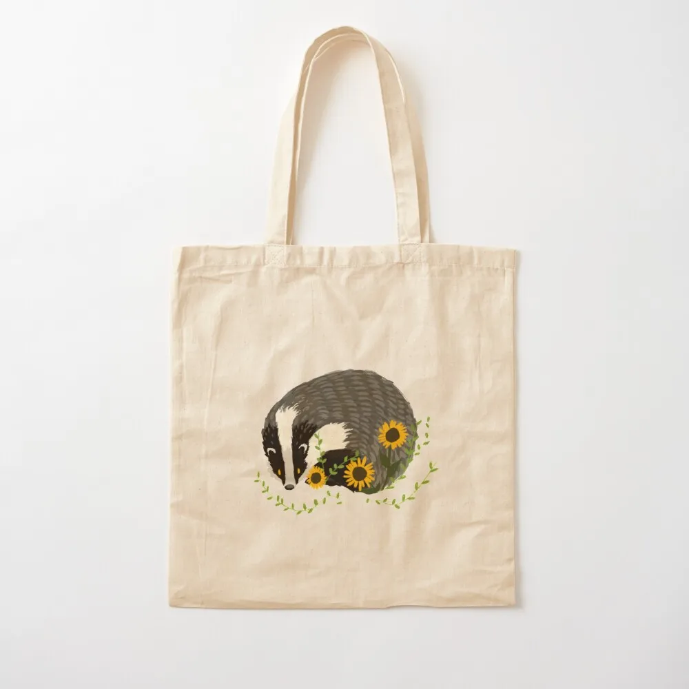 Little Badger Tote Bag Women's bags woman shopping bag Canvas stote bag Handbags