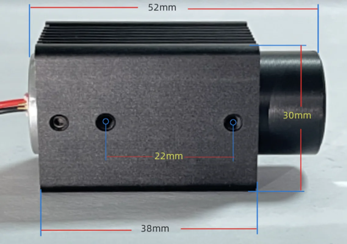 Imagem -06 - Módulo do Diodo Laser para a Iluminação do Estágio Feixe Gordo dj Ttl 200mw 300mw 500mw 450nm