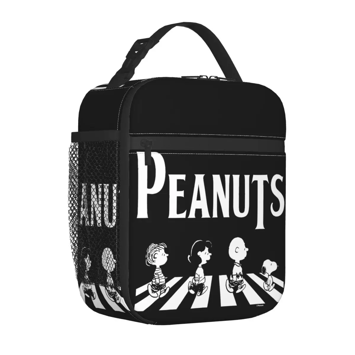 

Snoopy Crossing Road Insulated Lunch Bags Large Cartoon Meal Container Thermal Bag Tote Lunch Box School Picnic Bento Pouch