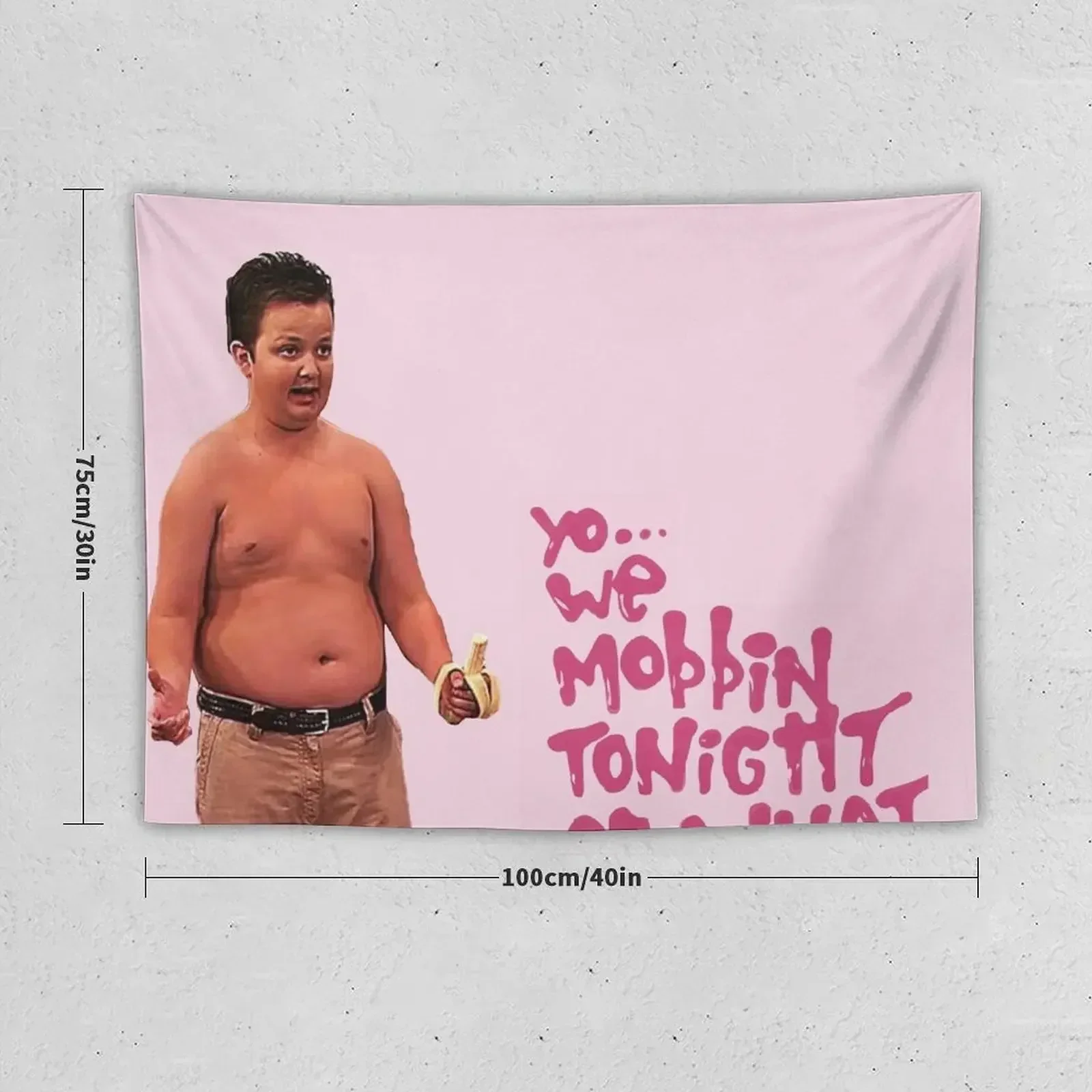 Gibby Mobbin Or What?.. Yo... We Mobbin Tonight Or What ? Tapestry Home And Comfort Decor Home Decor Accessories Tapestry