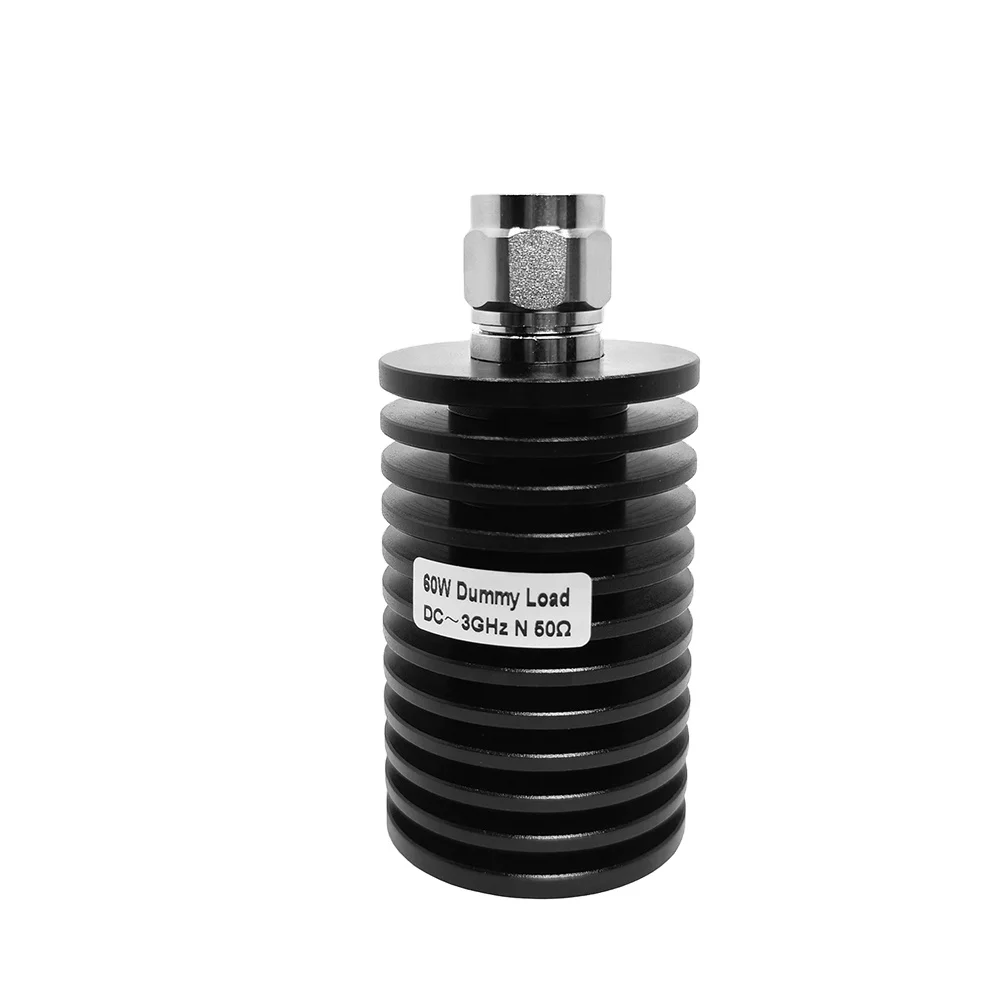 

Factory 50 Ohm DC-3.0GHz N Type Male Connector Dummy Load Termination Loads 50W 60W 100Watts RF Load RF Microwave Terminal