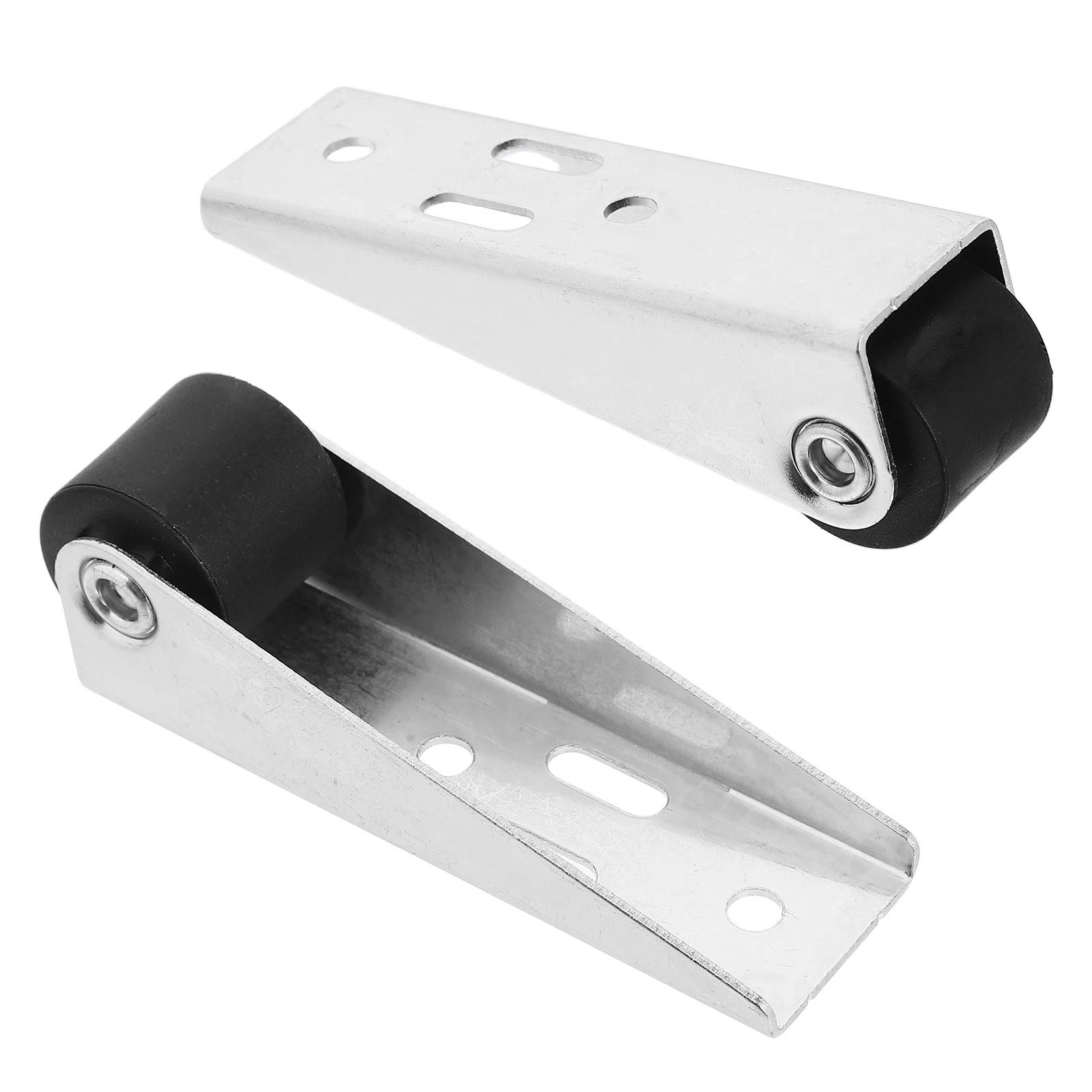 

2pcs Wooden Drooping Support Galvanized Smooth Sliding Caster Replacement Parts Barn Door Pulley Set Directional For Fence Gate