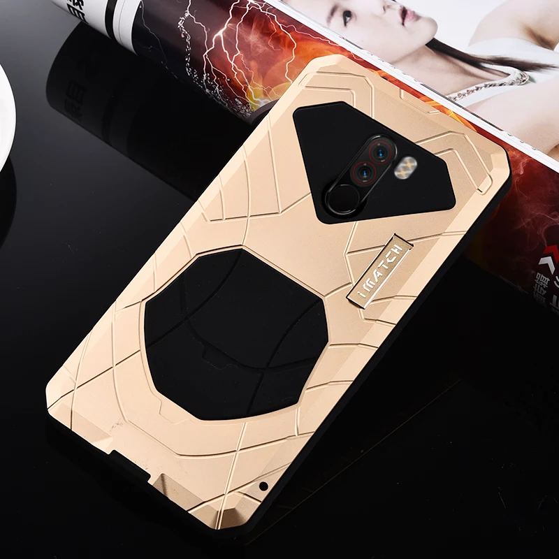 Daily Life Waterproof Case For Xiaomi 11 10 Poco X3 Nfc Luxury Shockproof Aluminum Metal Silicone Back Cover Redmi K40 K30