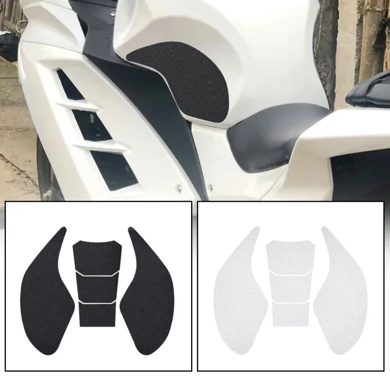 Motorcycle Tank Traction Pad Side Stickers Fuel Knee Protector Anti-slip Decal for Kawasaki Ninja 250 300 Z250 Z300