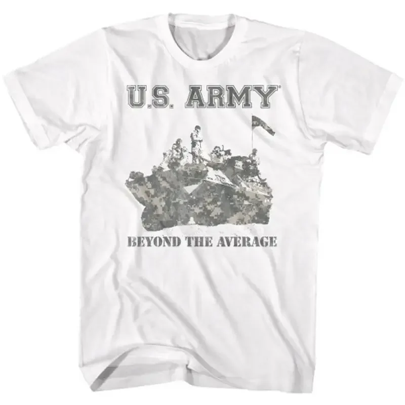 Army Beyond The Average White Adult T Shirt
