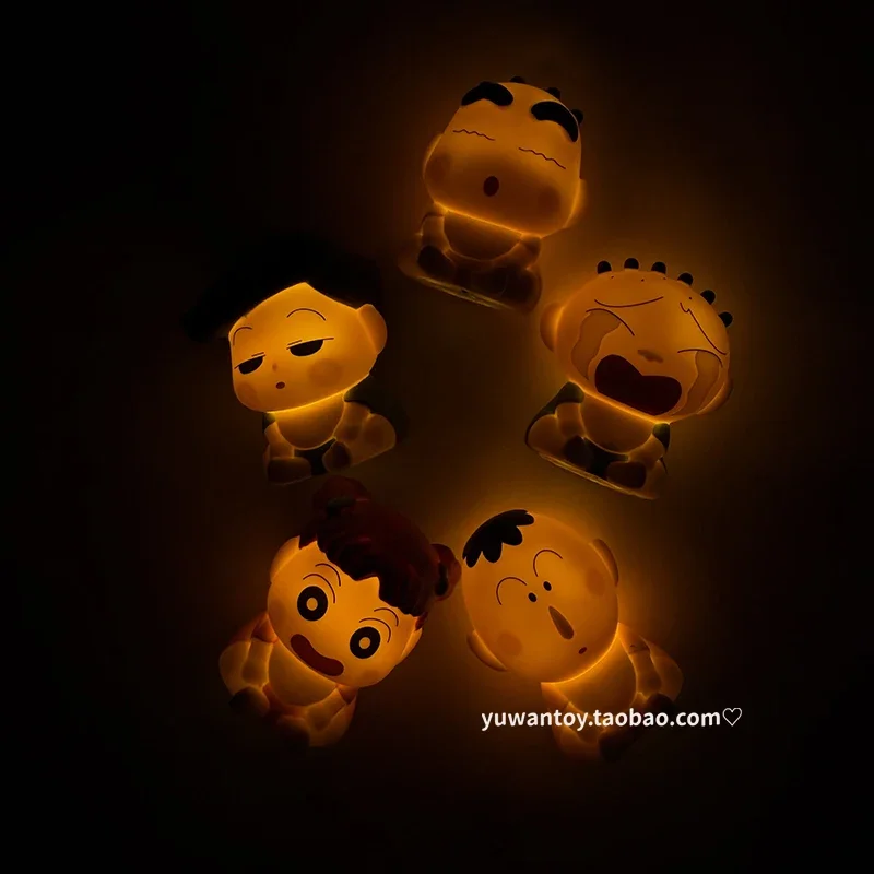 تلوين شينشان صندوق أعمى اللعب ضوء الليل لطيف نيني كازاما دمية نموذج اللعب جمع الحلي هدايا الاطفال #6