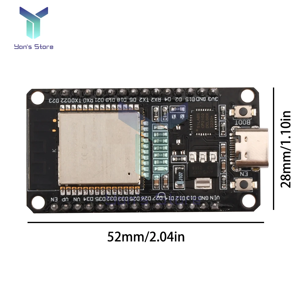 ESP32 Development Board ESP-WROOM-32 WiFi IoT Development Board Serial WiFi + Bluetooth-compatible Module Development Board