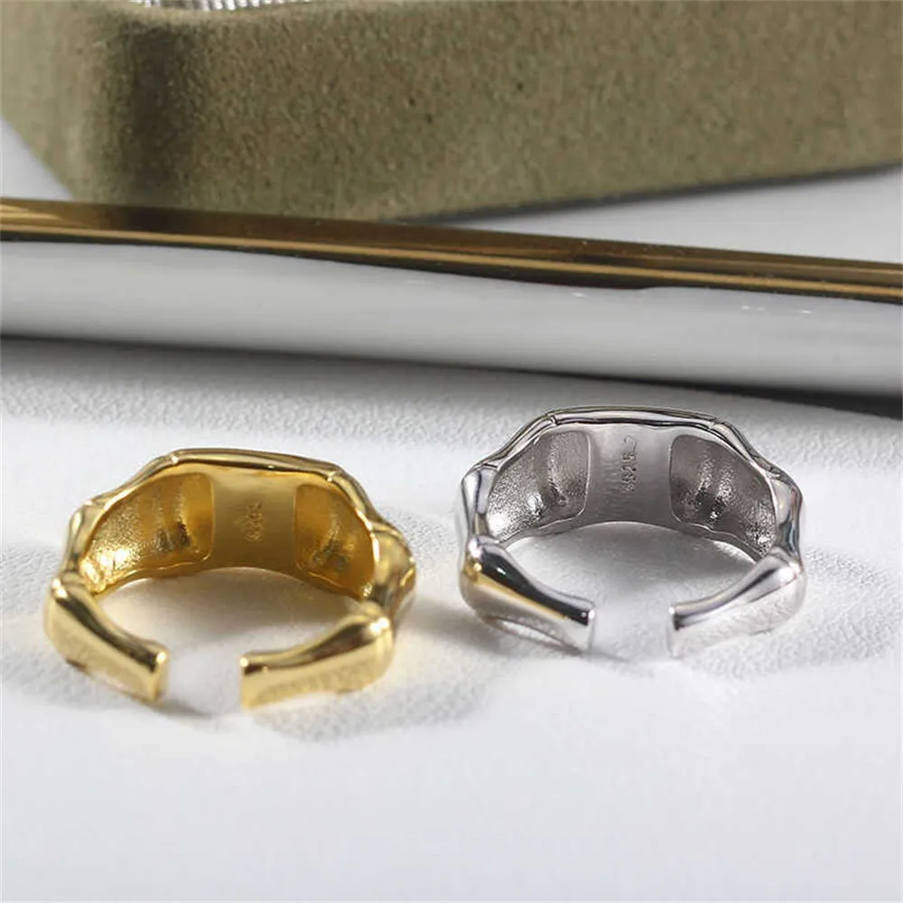 Solid S925 Sterling Silver Pearl Ring Settings Findings & Accessories - for Jewelry Making Bulk Wholesale Craft Supplies 10-14mm